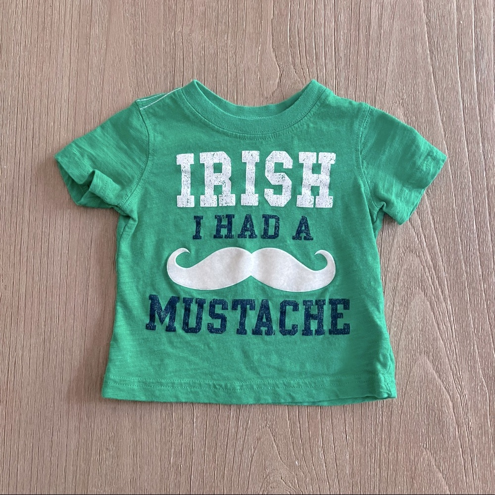 Carters | Irish I Had A Mustache Tee